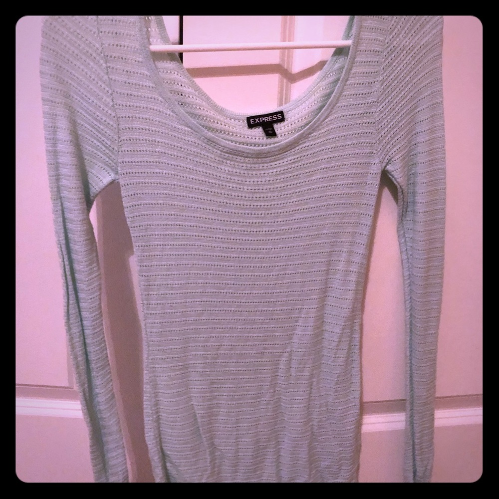 Thin crochet tunic